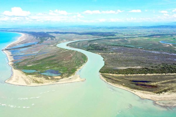 Vjosa Mündung Narta 2024 011 173F 03103 © Adrian Guri