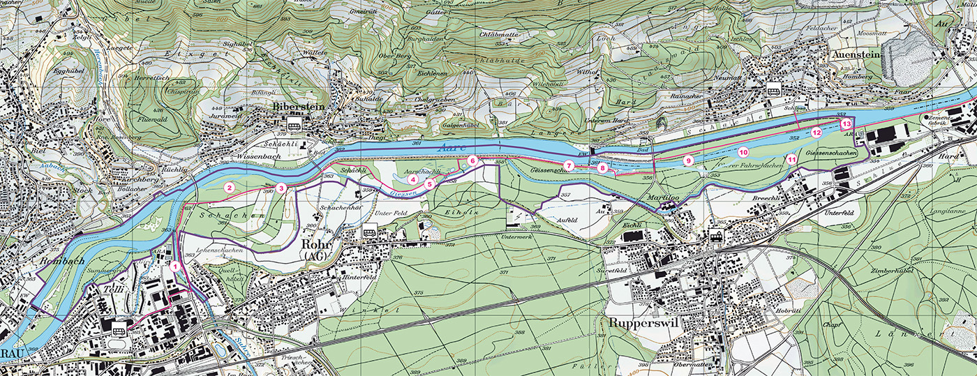 Auen Karte Aarau Wildegg (3)