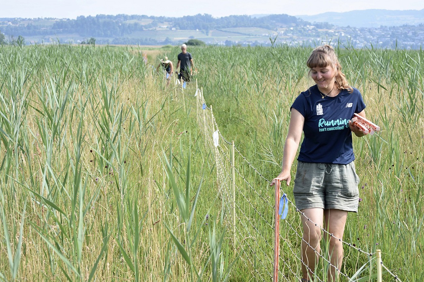 Zaunarbeiten © Stiftung Frauenwinkel
