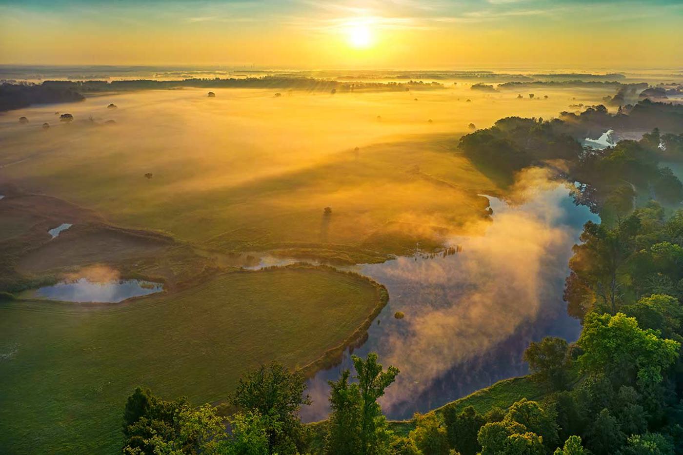 Die EU-Staaten haben sich verpflichtet, das Schutzgebiets-Netz «Natura 2000» aufzubauen. Mittlerweile wurden über  27 000 Gebiete ausgewiesen, so auch Teile des Biosphärenreservats «Flusslandschaft Elbe» (D), eine der letzten grossen naturnahen Stromlandschaften Mitteleuropas. © Thomas Hinsche/mauritius images