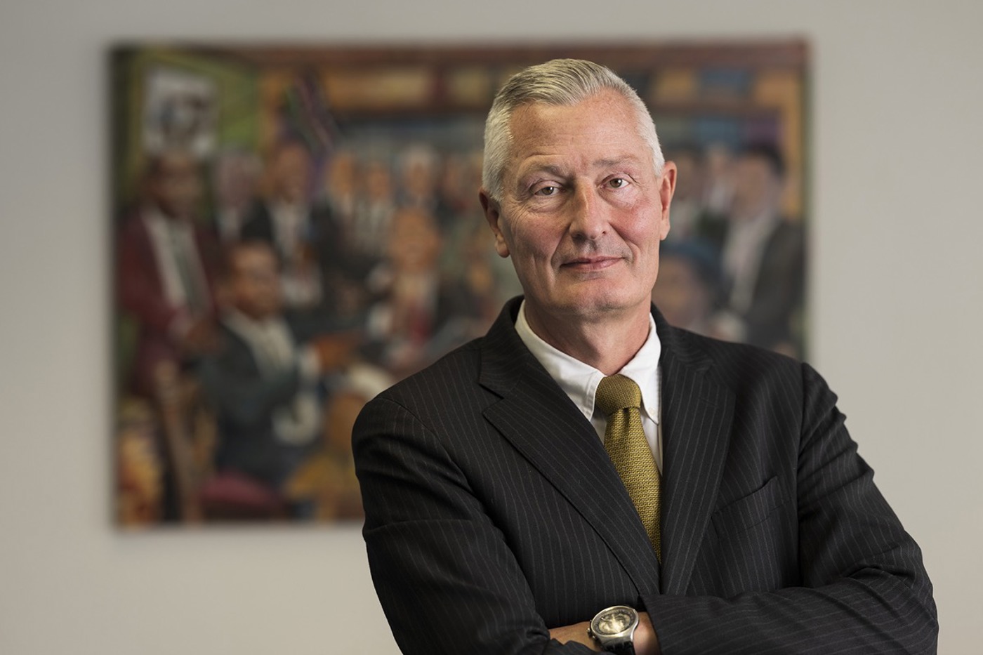 Der Schweizer Botschafter in den USA, Jacques Pitteloud, bei einem Fototermin in der Direktion für Ressourcen (DR) im Eidgenössischen Departement für auswärtige Angelegenheiten (EDA) in Bern, Januar 2019. © Christian Beutler/Keystone