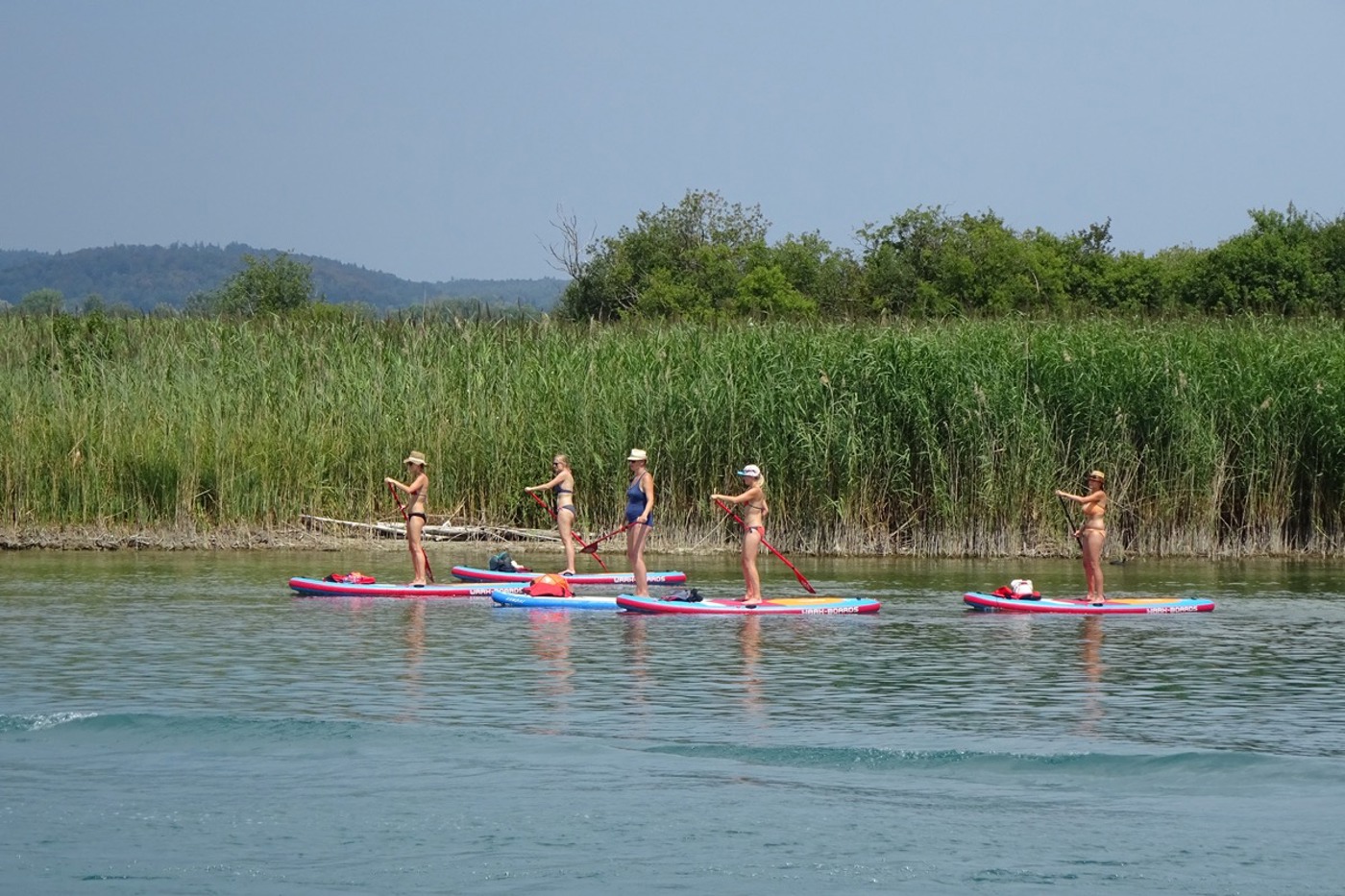 Stand-Up-Paddler dringen in Zonen vor, die früher den Vögeln vorbehalten waren. © Christa Glauser
