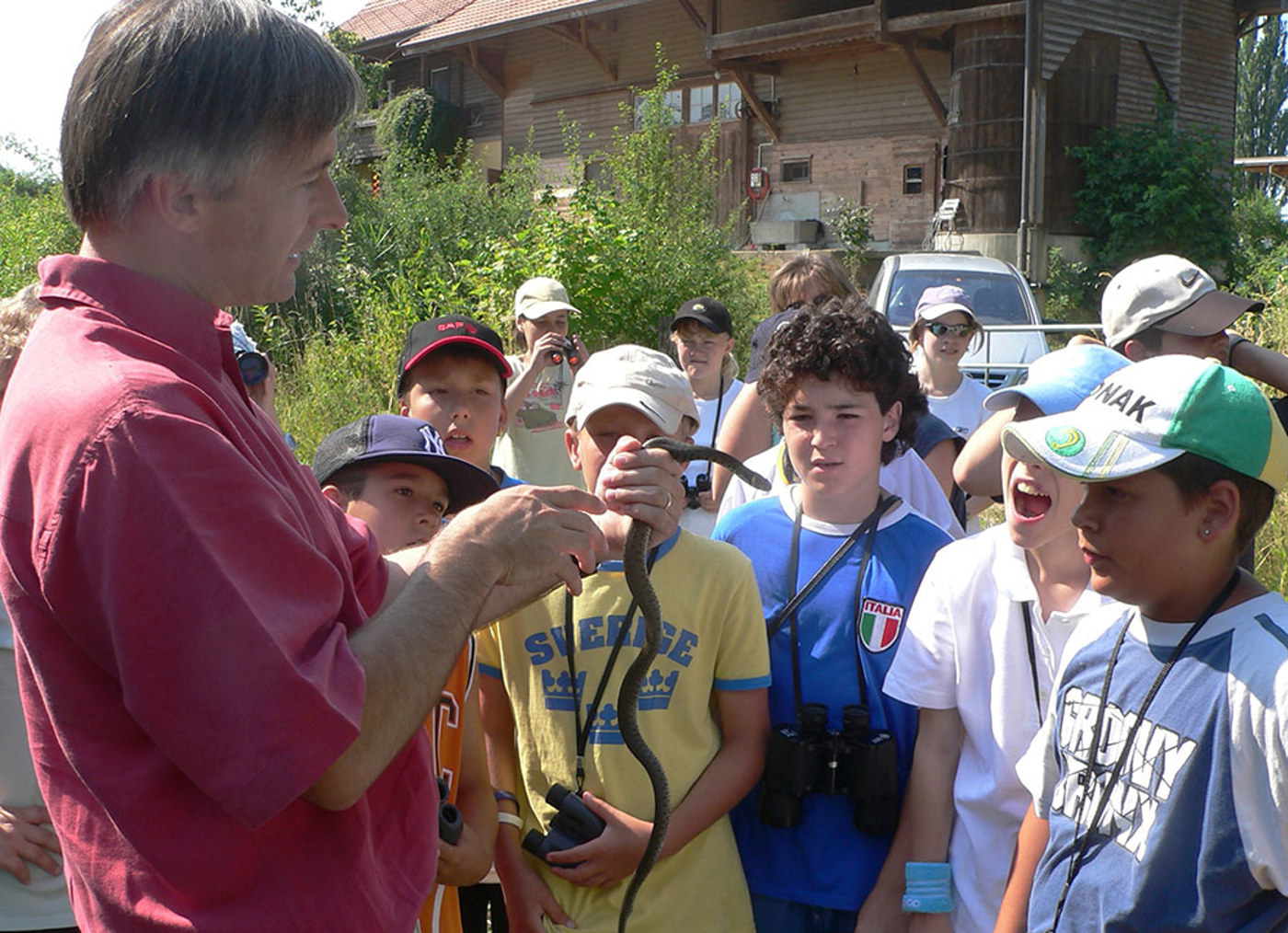 Couleuvre Et Enfants